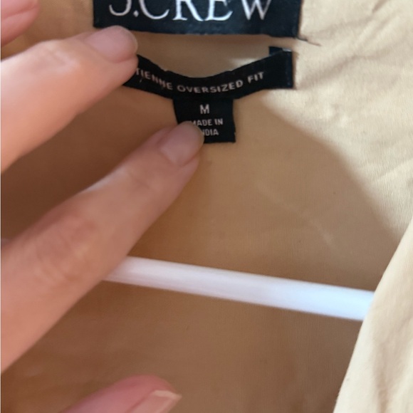J.Crew Tan Oversized Fit Shirt - Picture 2 of 2